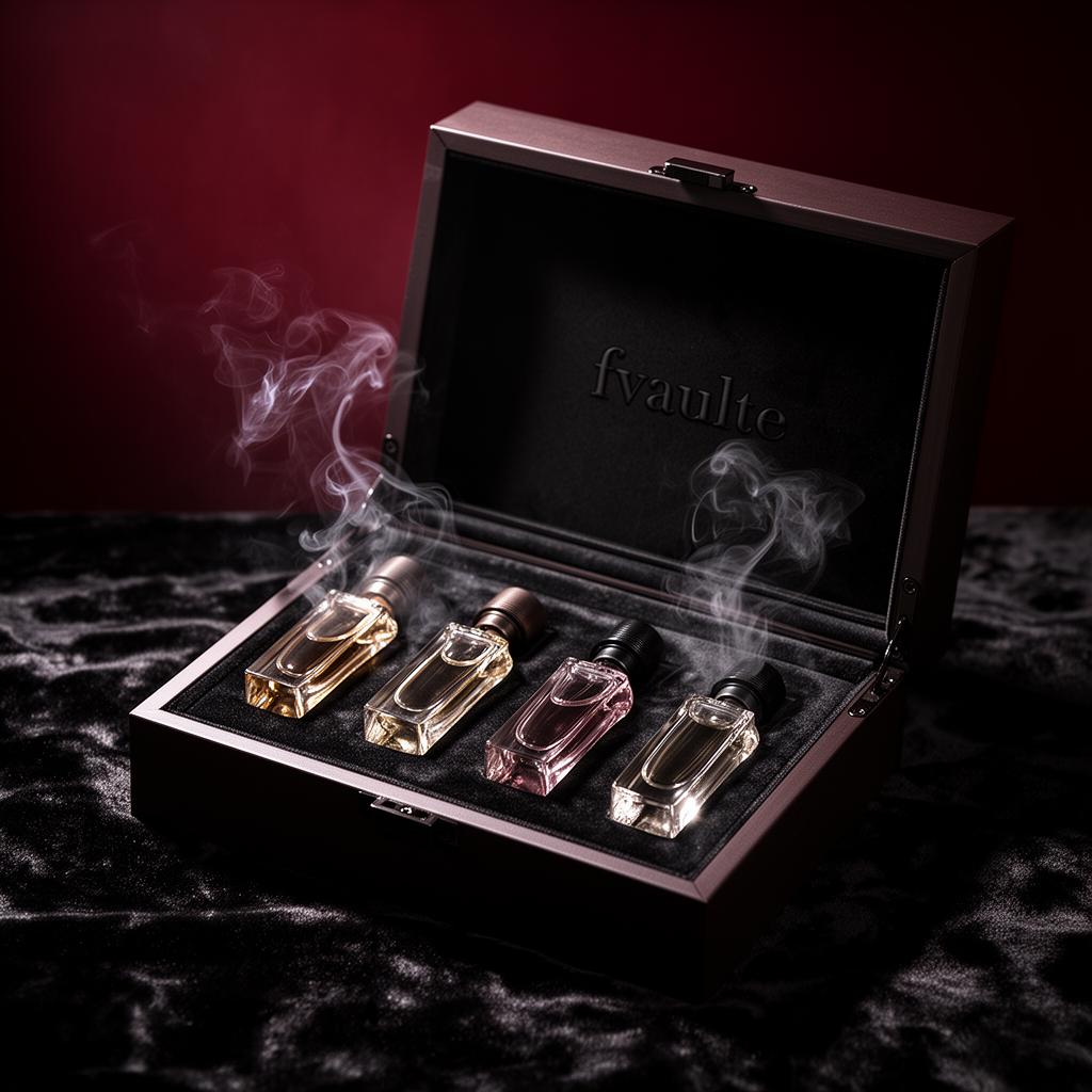 fvaulte smokebox discovery set with world perfume samples